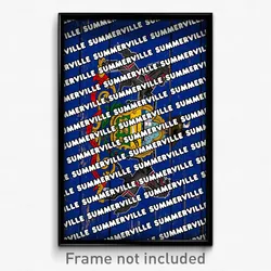 Summerville Pennsylvania Poster (PA City Souvenir 11x17 Town Print)