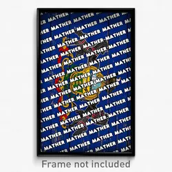Mather Pennsylvania Poster (PA City Souvenir 11x17 Town Print)