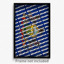 Grampian Pennsylvania Poster (PA City Souvenir 11x17 Town Print)