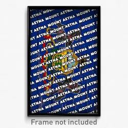 Mount Aetna Pennsylvania Poster (PA City Souvenir 11x17 Town Print)