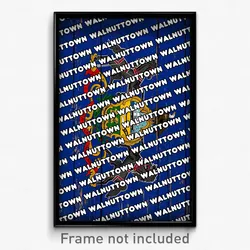 Walnuttown Pennsylvania Poster (PA City Souvenir 11x17 Town Print)
