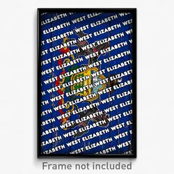 West Elizabeth Pennsylvania Poster (PA City Souvenir 11x17 Town Print)