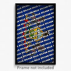 Sylvan Hills Pennsylvania Poster (PA City Souvenir 11x17 Town Print)