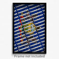 Thornburg Pennsylvania Poster (PA City Souvenir 11x17 Town Print)