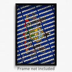 Springboro Pennsylvania Poster (PA City Souvenir 11x17 Town Print)