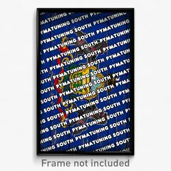 Pymatuning South Pennsylvania Poster (PA City Souvenir 11x17 Town Print)
