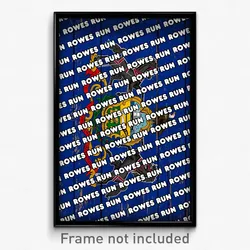 Rowes Run Pennsylvania Poster (PA City Souvenir 11x17 Town Print)
