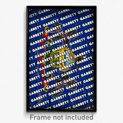 Garrett Pennsylvania Poster (PA City Souvenir 11x17 Town Print)