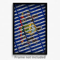 Tuscarora Pennsylvania Poster (PA City Souvenir 11x17 Town Print)
