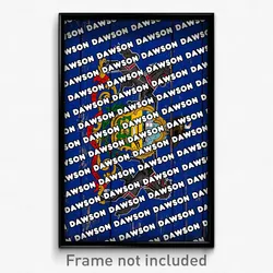 Dawson Pennsylvania Poster (PA City Souvenir 11x17 Town Print)