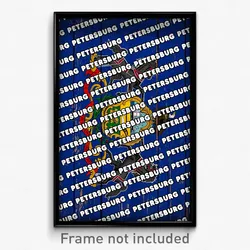 Petersburg Pennsylvania Poster (PA City Souvenir 11x17 Town Print)