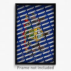 Ernest Pennsylvania Poster (PA City Souvenir 11x17 Town Print)