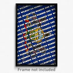 Wilburton Number One Pennsylvania Poster (PA City Souvenir 11x17 Town Print)