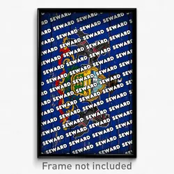 Seward Pennsylvania Poster (PA City Souvenir 11x17 Town Print)