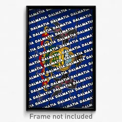Dalmatia Pennsylvania Poster (PA City Souvenir 11x17 Town Print)