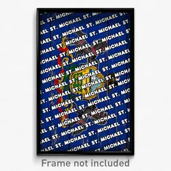 St. Michael Pennsylvania Poster (PA City Souvenir 11x17 Town Print)