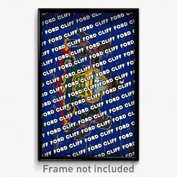 Ford Cliff Pennsylvania Poster (PA City Souvenir 11x17 Town Print)