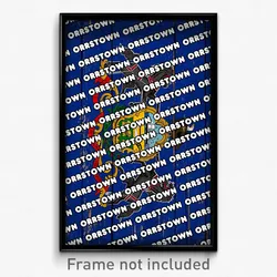Orrstown Pennsylvania Poster (PA City Souvenir 11x17 Town Print)