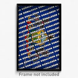 Donaldson Pennsylvania Poster (PA City Souvenir 11x17 Town Print)