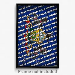 Hickory Hills Pennsylvania Poster (PA City Souvenir 11x17 Town Print)
