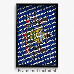 Shartlesville Pennsylvania Poster (PA City Souvenir 11x17 Town Print)