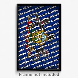 Allison Pennsylvania Poster (PA City Souvenir 11x17 Town Print)