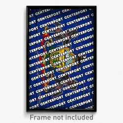 Centerport Pennsylvania Poster (PA City Souvenir 11x17 Town Print)