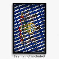 North Vandergrift Pennsylvania Poster (PA City Souvenir 11x17 Town Print)