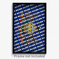 Bulger Pennsylvania Poster (PA City Souvenir 11x17 Town Print)