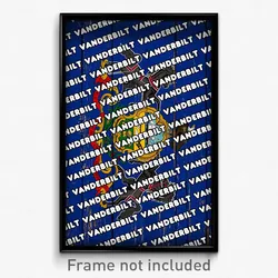 Vanderbilt Pennsylvania Poster (PA City Souvenir 11x17 Town Print)