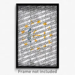 Providence Rhode Island Poster (RI City Souvenir 11x17 Town Print)