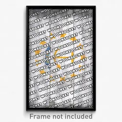 Woonsocket Rhode Island Poster (RI City Souvenir 11x17 Town Print)