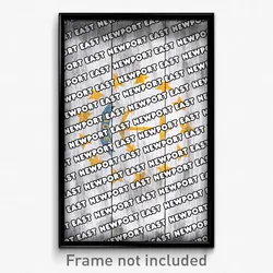 Newport East Rhode Island Poster (RI City Souvenir 11x17 Town Print)