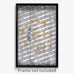 Greenville Rhode Island Poster (RI City Souvenir 11x17 Town Print)