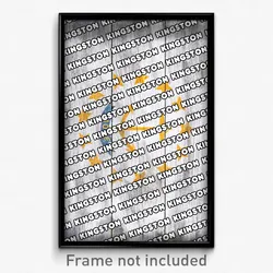 Kingston Rhode Island Poster (RI City Souvenir 11x17 Town Print)