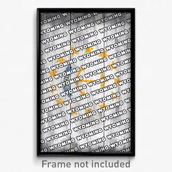 Wyoming Rhode Island Poster (RI City Souvenir 11x17 Town Print)
