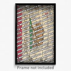 Mendota California Poster (CA City Souvenir 11x17 Town Print)