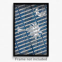Greenwood South Carolina Poster (SC City Souvenir 11x17 Town Print)