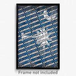 Laurens South Carolina Poster (SC City Souvenir 11x17 Town Print)