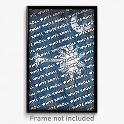 White Knoll South Carolina Poster (SC City Souvenir 11x17 Town Print)