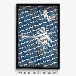 Dillon South Carolina Poster (SC City Souvenir 11x17 Town Print)
