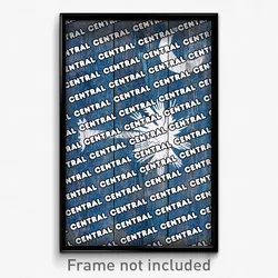 Central South Carolina Poster (SC City Souvenir 11x17 Town Print)
