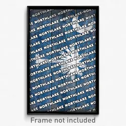 Northlake South Carolina Poster (SC City Souvenir 11x17 Town Print)