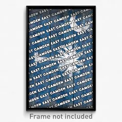 East Camden South Carolina Poster (SC City Souvenir 11x17 Town Print)