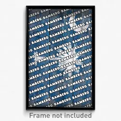 Bamberg South Carolina Poster (SC City Souvenir 11x17 Town Print)