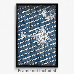 Keowee Key South Carolina Poster (SC City Souvenir 11x17 Town Print)