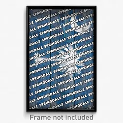 Springdale South Carolina Poster (SC City Souvenir 11x17 Town Print)