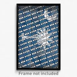 Ben Avon South Carolina Poster (SC City Souvenir 11x17 Town Print)