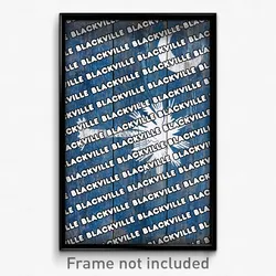 Blackville South Carolina Poster (SC City Souvenir 11x17 Town Print)