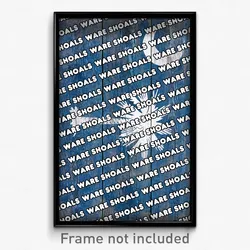 Ware Shoals South Carolina Poster (SC City Souvenir 11x17 Town Print)